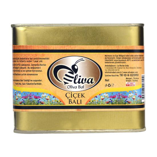 Oliva BAL Çiçek Balı 1850 G Teneke